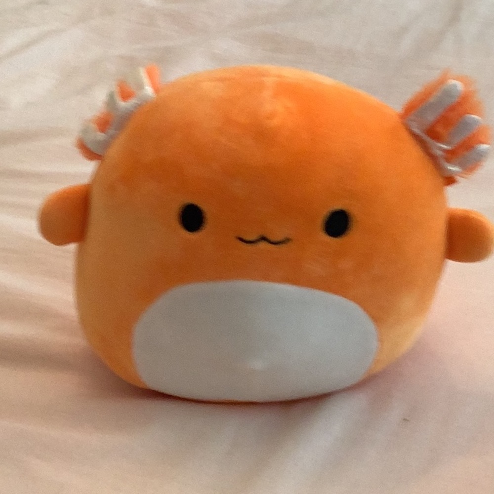 SquishMallows 7 inch orange axolotl